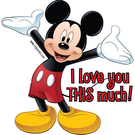 We Love You This Much Minnie Loves Mickey Disney Mickey Mouse