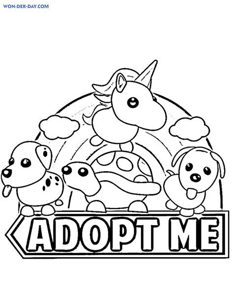 Dibujos Para Colorear Adopt Me Imprime Gratis Wonder