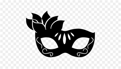 Mask Silhouette Masquerade Ball Carnival Mask Png Download 512512