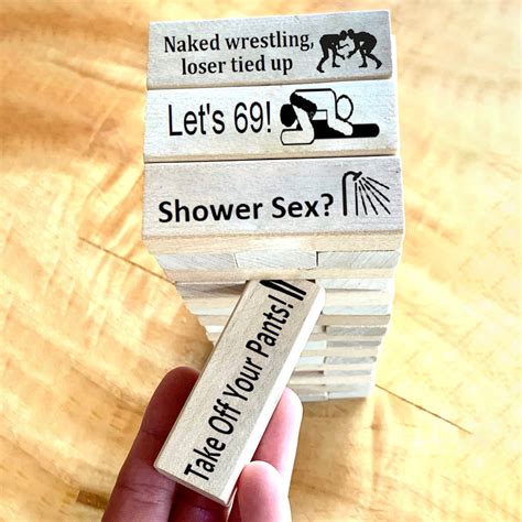 Super Sexy Jenga Game Wooden Sexy T For Couple And Date Night Ideas