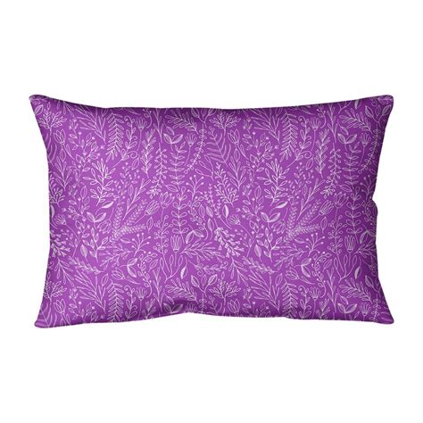Ebern Designs Leffel Floral Indooroutdoor Throw Pillow Wayfair