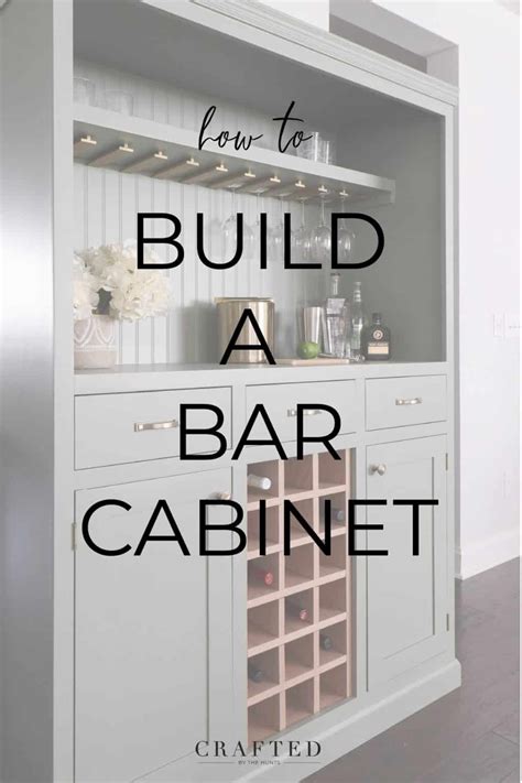 Diy Bar Cabinet With Tons Of Storage