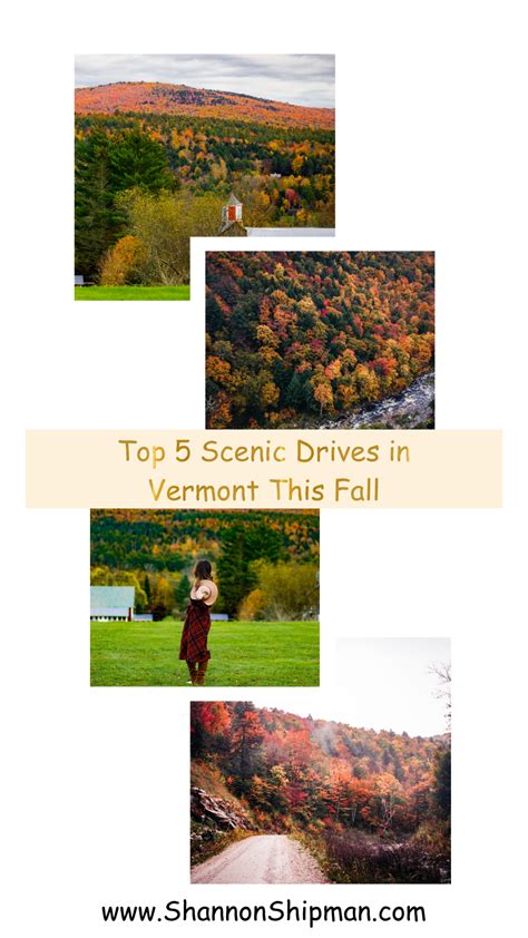 Top 5 Best Scenic Drives In Vermont This Fall Scenic Drive Scenic