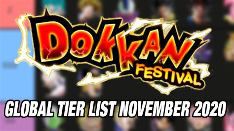 Dokkan event new stages are available! GLOBAL DOKKAN FESTIVAL TIER LIST (NOVEMBER 2020) || Dragon Ball Z Dokkan Battle || - TubeMarch