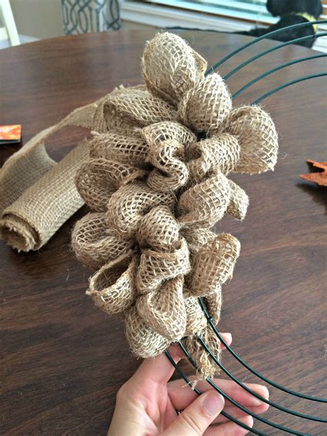 How To Make A Fall Burlap Bubble Wreath Sobremesa Stories