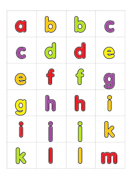 Small Alphabet Letters 101 Printable Printable Alphabet Letters