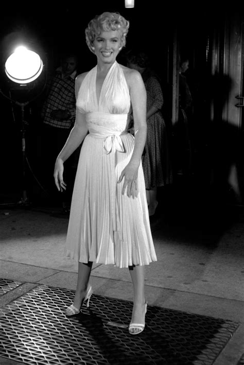 Lights Camera Marilyn Monroe Marilyn Monroe White Dress