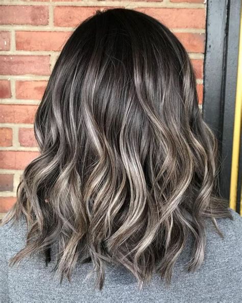 60 shades of grey silver and white highlights for eternal youth short hair balayage gray