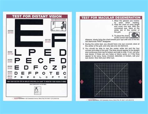 Neumueller Eye Test Card Ophthalmic Equipment And Instruments For The