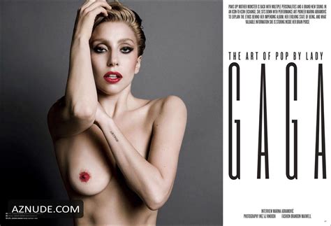 Lady Gaga Topless From The Art Of Pop V Magazine No 85 AZNude