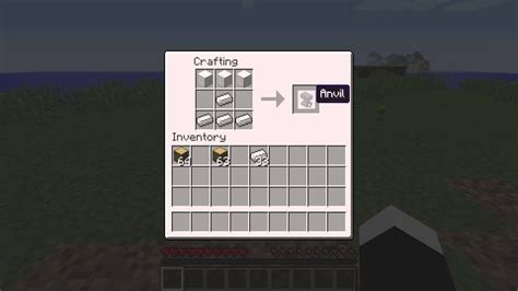 How To Make An Anvil Minecraft Youtube
