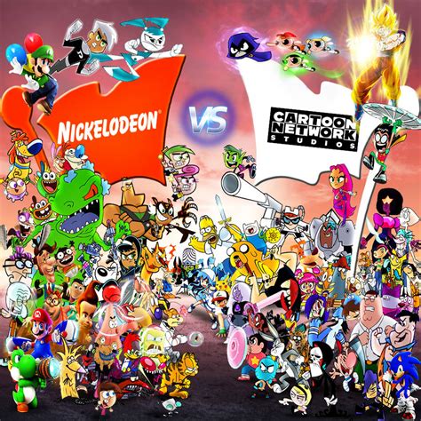 Nickeodeon Vs Cartoon Network By Yugioh1985 On Deviantart