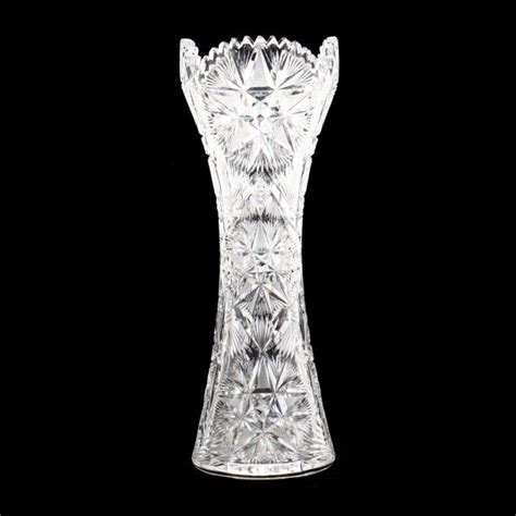 Tall Cut Crystal Vase Lot 143 The May Estate Auctionmay 6 2021 10 00am