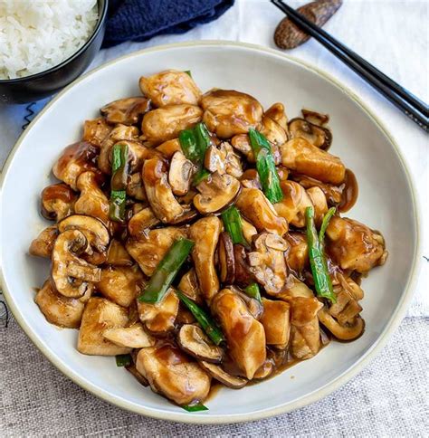 Takeout Style Chinese Chicken And Mushrooms Is A Delicious Stir Fry