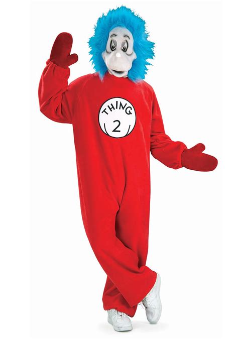 Adult Thing 2 Costume - Thing 1 Thing 2 Costumes