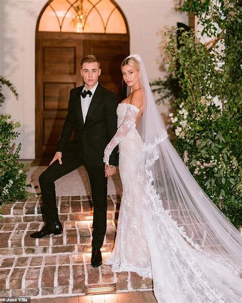 hailey and justin bieber s wedding planner shares photos of big day daily mail online
