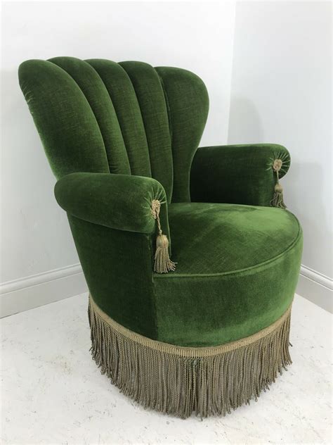 Pin By Cindy On Glorious Green Green Velvet Chair Green Chair