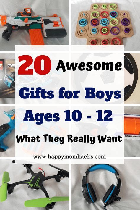 20 Cool Gifts Ideas for Boys Age 10, 11 & 12  Gifts for boys, Tween