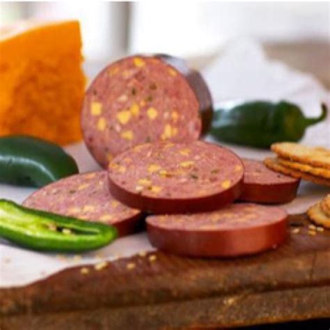 Cheese And Jalapeno Summer Sausage Tiefenthaler Quality Meats