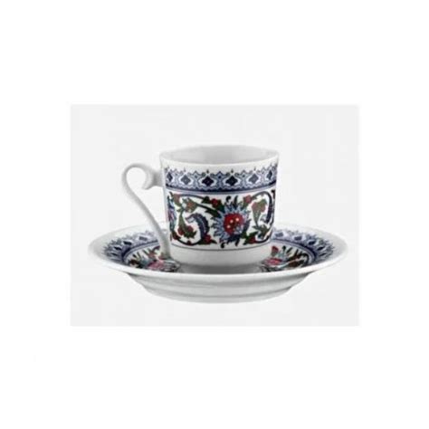 Porcelain Turkish Coffee Cup Set Of 6 Etsy