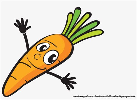 Watercolor Carrots Clip Art Set Veggies Watercolor