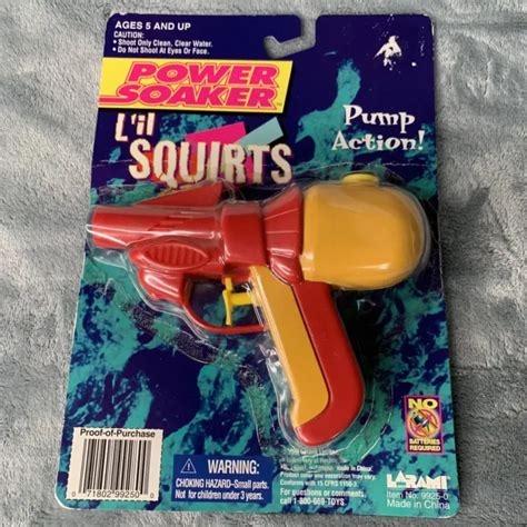 Vintage Larami Power Soaker Lil Squirts Pump Action Gun Pre 2000