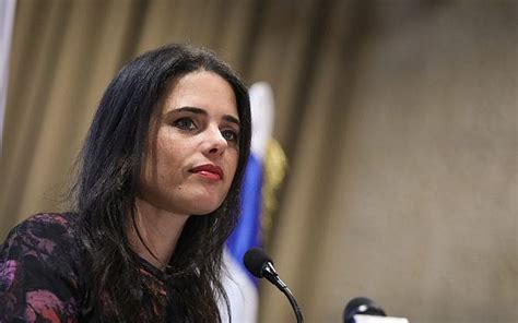 Shaked Disappointed As Female Colleagues Assail Her Over Allys Sex Scandal The Times Of Israel