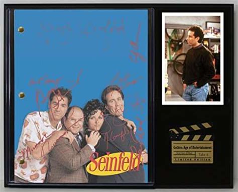 Seinfeld Ltd Edition Reproduction Signed Television Script Display