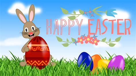 White rabbit sniffs spring flowers. Easter Wallpapers - Page 3