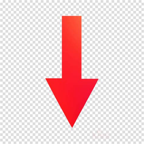 Down Red Arrow Png Free Transparent Clipart Clipartke