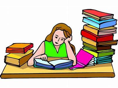 Clipart Studying Student College Clipartion
