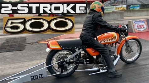 The Story Behind This Legendary Kawasaki Two Stroke Drag Bike First H1 500 Triple In The 9s