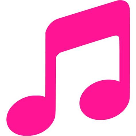 Deep Pink Music 2 Icon Free Deep Pink Music Icons
