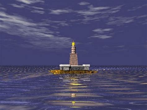 Lighthouse Of Alexandria 7 Wonders The Ancient World Light Of The