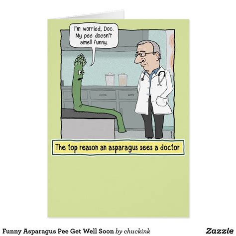 Funny Asparagus Pee Get Well Soon Card Happy Birthday Meme Birthday Humor Funny Nurse Quotes