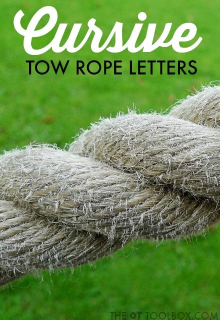 How To Teach Tow Rope Cursive Letter Connection The Ot Toolbox