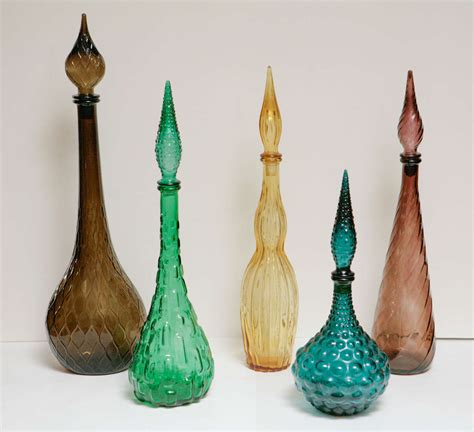 collection of assorted murano glass bottles at 1stdibs