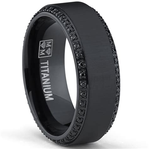 Shop our collection online or at a kay store near you. Black Titanium Wedding Bands with Diamonds - Wedding and ...