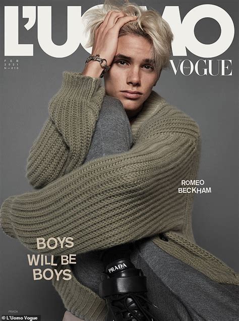 Romeo Beckham Unveils His Smouldering Debut Cover Shoot Hot Lifestyle