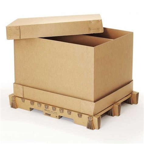 Brown 7 Ply Heavy Duty Corrugated Box With Triple Wall And Rectangular