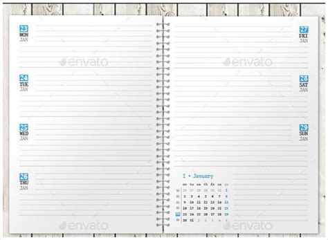 Week Calendar Template 6 Free Sample Example Format