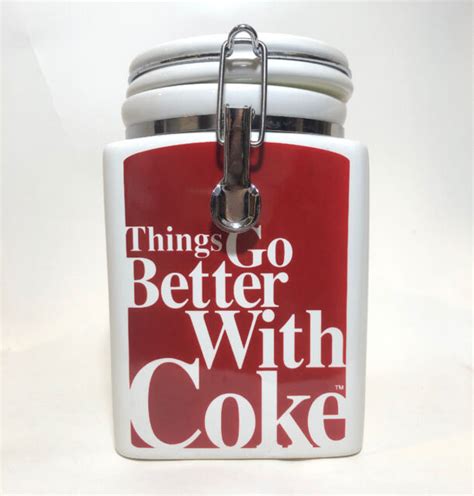 Coca Cola 2008 Things Go Better With Coke Large Canister Cookie Flour
