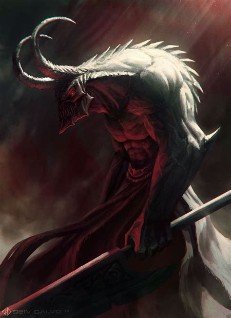 Demon Naberius By ~deivcalviz On Deviantart Evil Art Demon Fantasy
