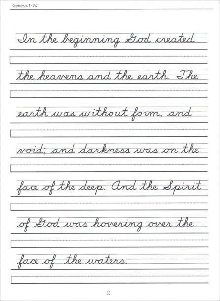 Cursive Handwriting Worksheets For 5th Grade | Cursive writing practice