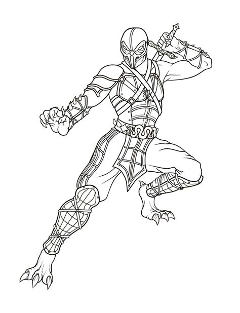 Sub Zero Coloring Pages Download And Print For Free