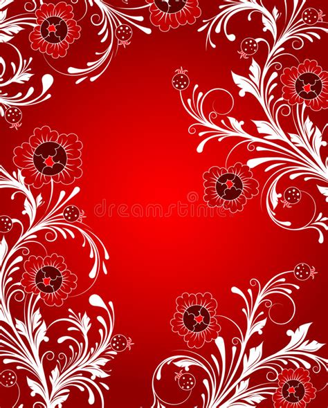 Floral Abstract Backgrounds Stock Vector Illustration Of Vintage