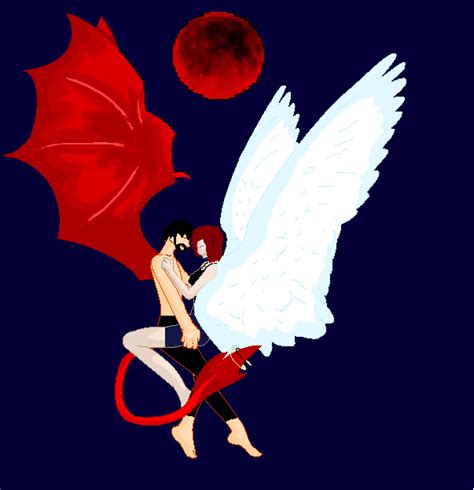 Angel And Demon Love By Sorgninja On Deviantart