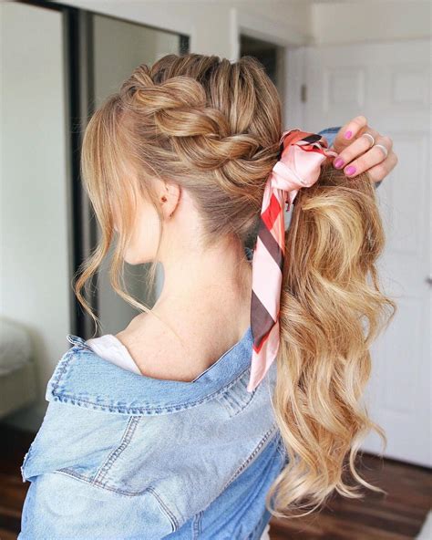 10 Creative Ponytail Hairstyles For Long Hair Summer Hair Styles PoP