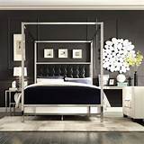 Experience luxurious comfort, whether calling it a night, catching a find a bed frame that complements your style. HomeSullivan Taraval Black Queen Canopy Bed-40E739BQ ...
