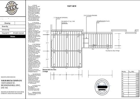Deck Blueprints For Permit